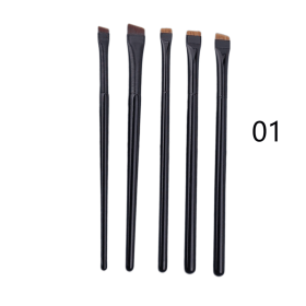 5 Pieces Makeup Brush Set Blade Eyebrow Brush Eyeliner Brush Concealer Brush Mink Hair Nose Shadow Brush Beauty Tools (model: 01)